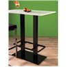 Table base 2 columns with footrest H.110 cm - Spritz