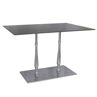 Steel table base 2 columns H.73 cm - Eclisse | ISA Project