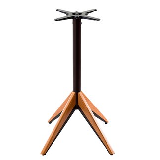 Battle table base in iron and wood H.73/110 cm | ISA Project