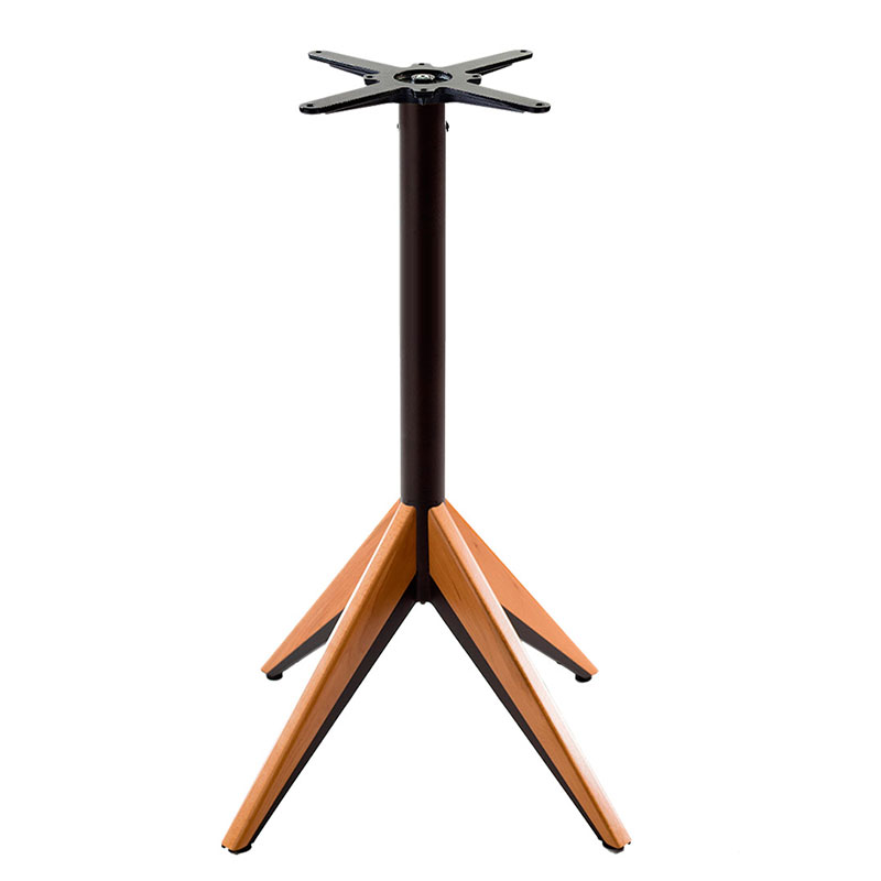 Battle table base in iron and wood H.73/110 cm | ISA Project