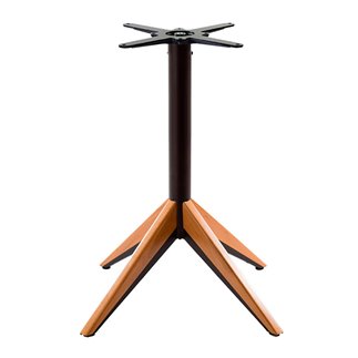 Battle table base in iron and wood H.73/110 cm | ISA Project