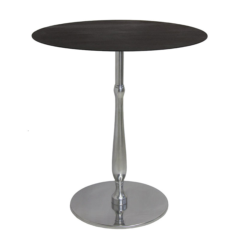 Round steel table base H.73 cm - Eclisse | ISA Project