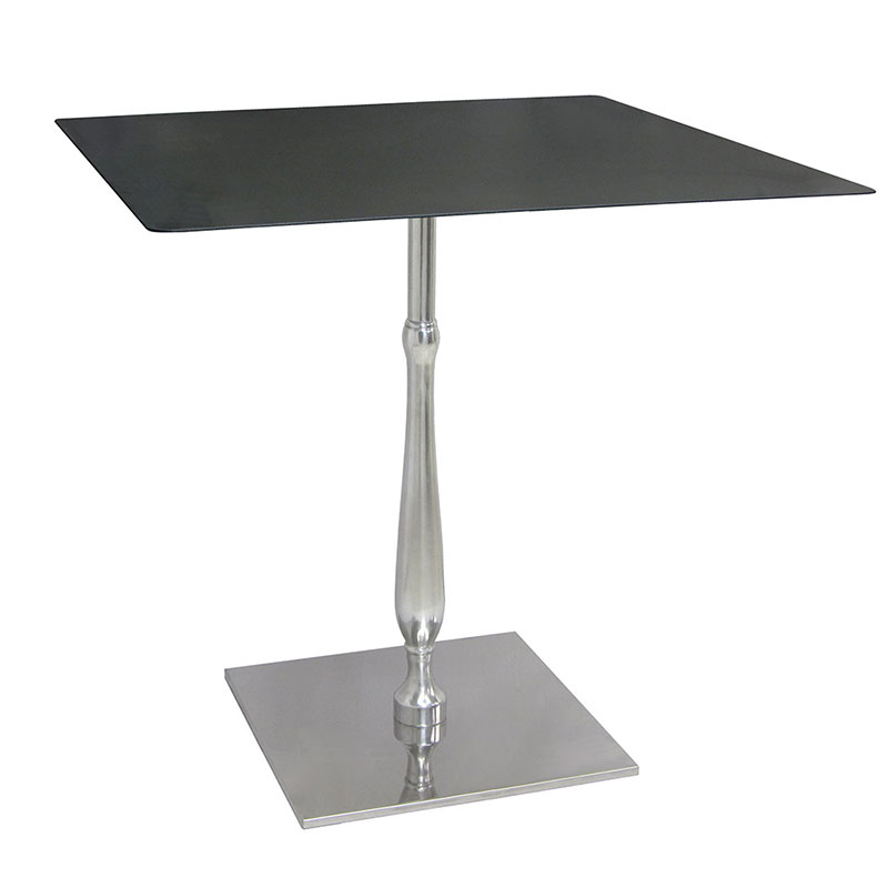 Square steel table base H.73 cm - Eclisse | ISA Project