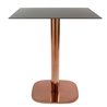 Table base with round column H.73 cm - Rounded