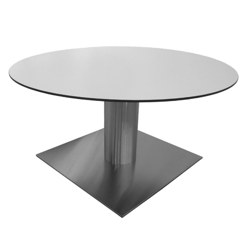 Slim table base rounded large column H.73 cm | Vela Arredamenti