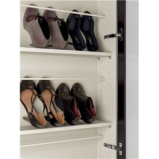 Design Shoe Rack with Mirror - Welcome | IsaProject