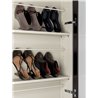 Design Shoe Rack with Mirror - Welcome