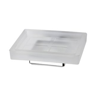 Satin Glass Soap Dish - Gea | Linea G