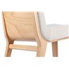 Padded Wood Armchair - Moritz