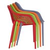 Outdoor Stackable Coloured Armchair - Sky