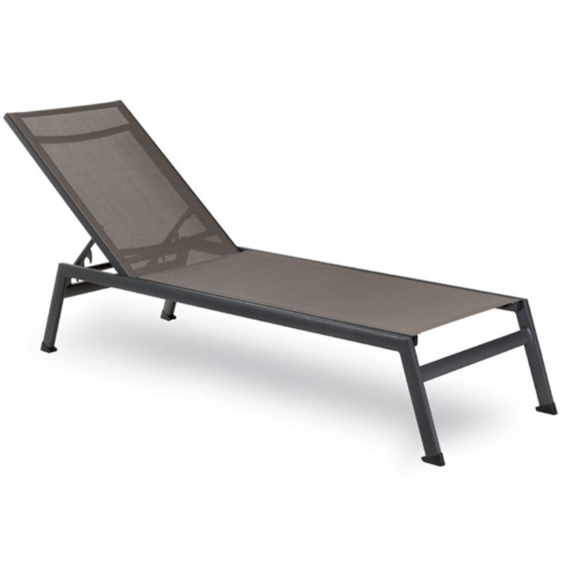 Stackable Aluminum Sunbed - Malindi Tex | Contral