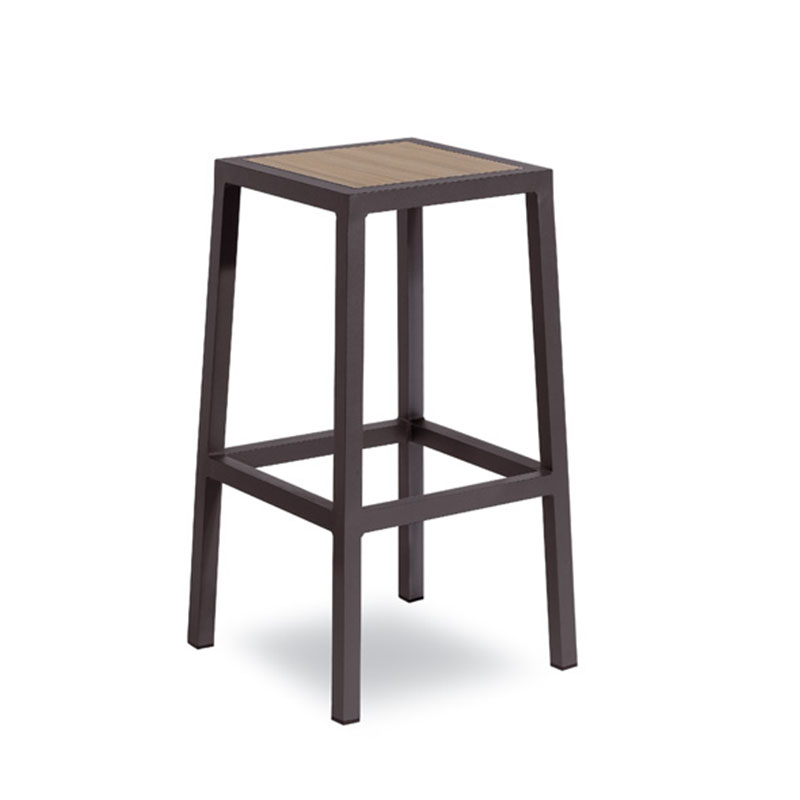 High Bar Stool in Aluminum - Oslo | Contral