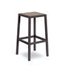 High Bar Stool in Aluminum - Oslo