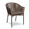 Outdoor Aluminium and Rope Armchair - Karin