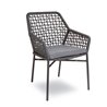 Outdoor Stackable armchair in Rope - Giselle Net