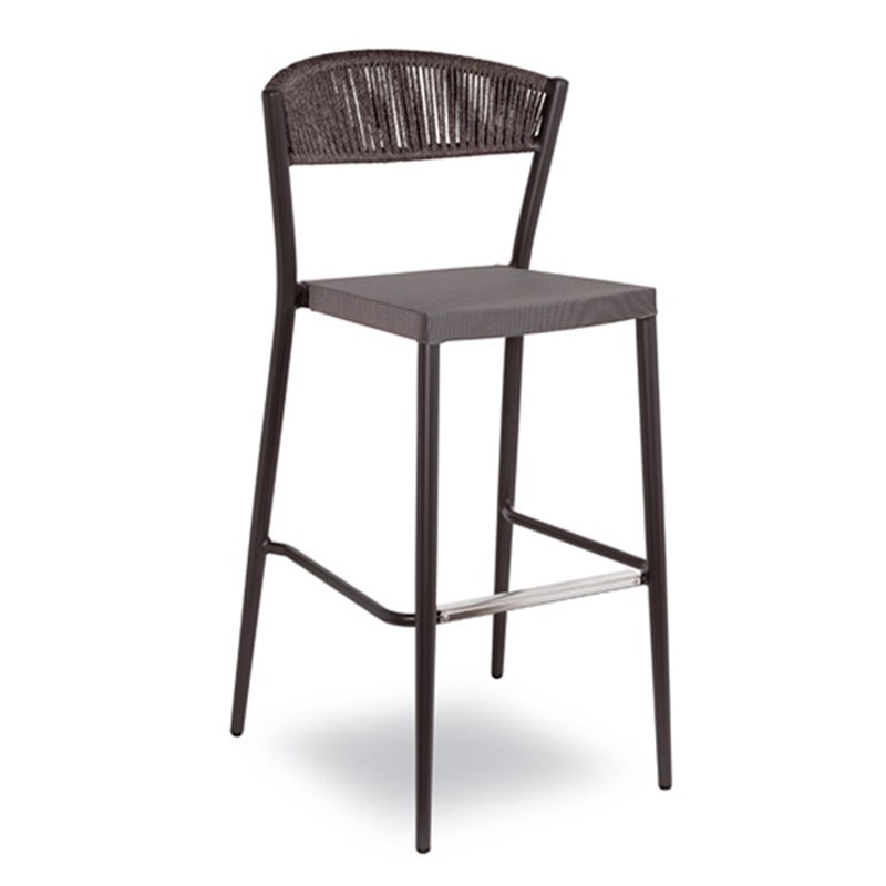 Stackable Bar Stool in Rope - Duke | Contral