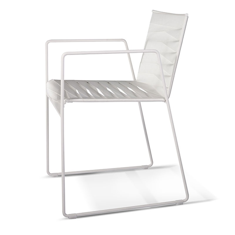 Stackable Chair with Armrests - Espiga | IsaProject