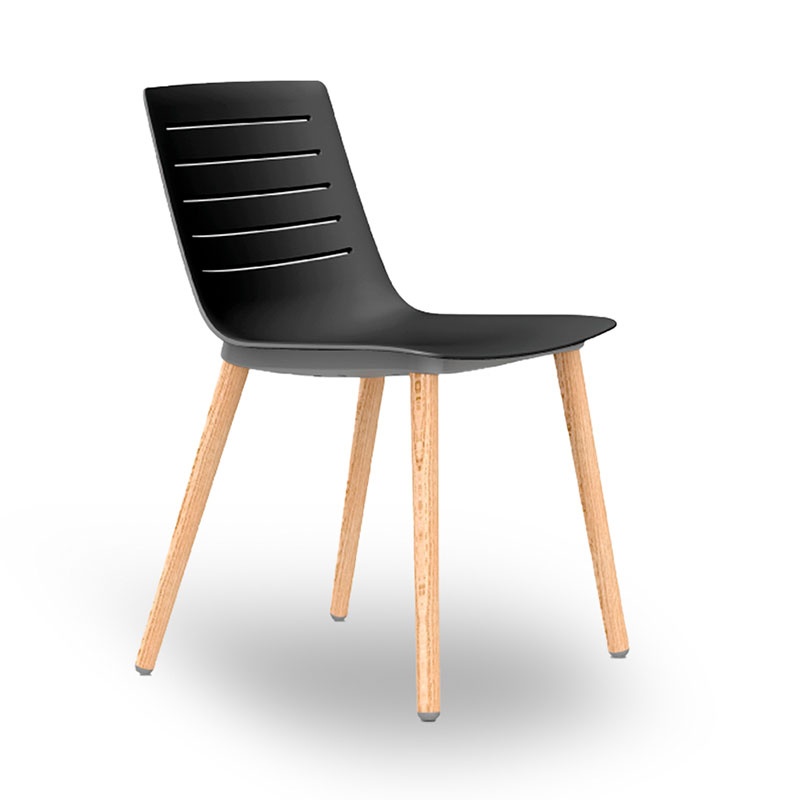 Sedia da Esterno con Gambe in Legno - Skin Madera | IsaProject