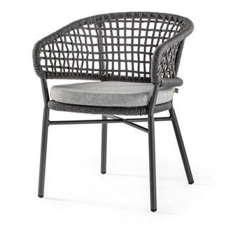 Outdoor Armchair in Rope - Atol | Grattoni