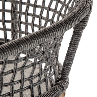 Outdoor Armchair in Rope - Atol | Grattoni