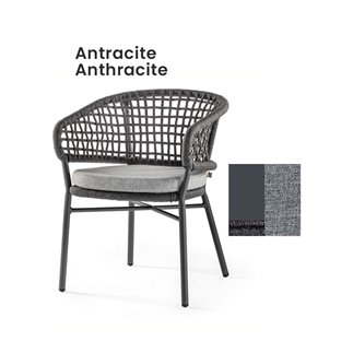 Outdoor Armchair in Rope - Atol | Grattoni