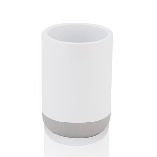 White toothbrush holder - Peter | IsArreda