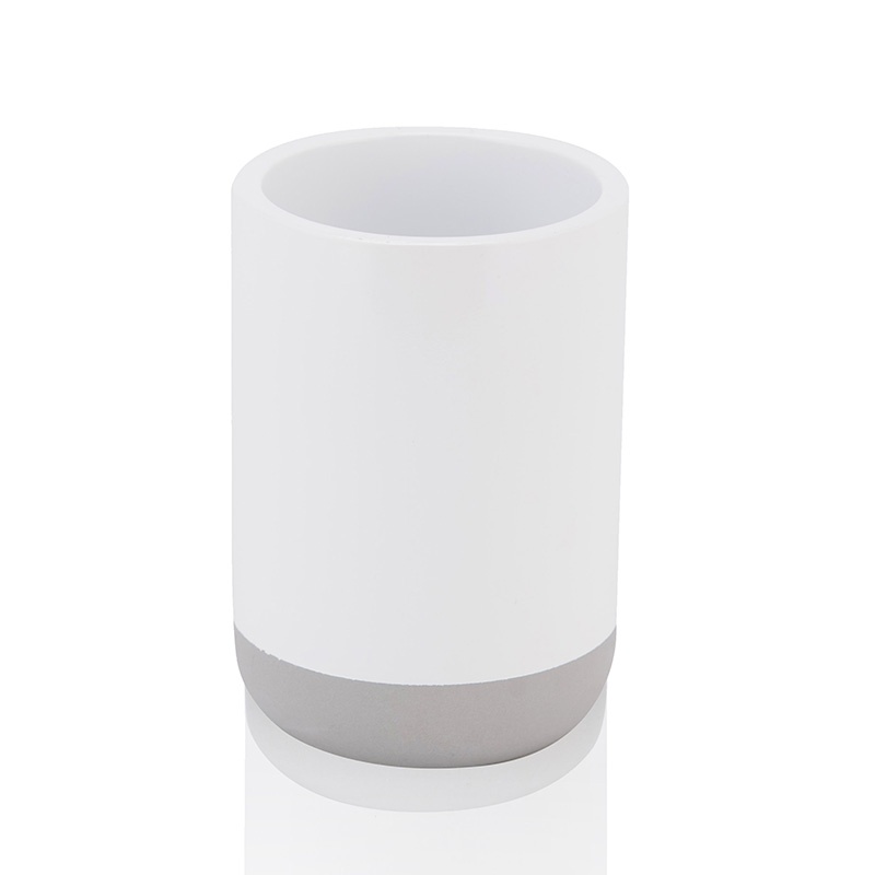 White toothbrush holder - Peter | IsArreda