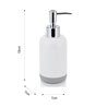 Dispenser sapone bianco misure