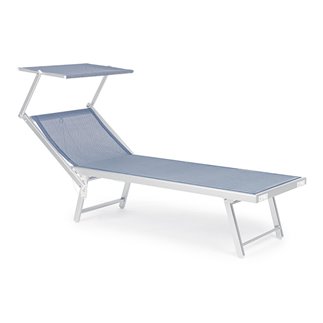 Sun Lounger aluminum structure - Cross | Bizzotto