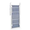 Sun Lounger aluminum structure blue