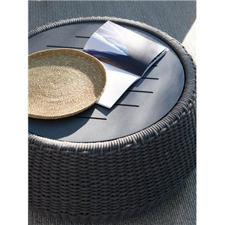 Outdoor Coffee Table in Rope - Ludo