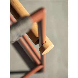 Outdoor Wooden Chair with Armrests - Pipe | ISA Project