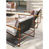 Outdoor Aluminum and Rope Armchairs - Pipe