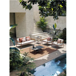 Outdoor Aluminum and Rope Armchairs | Atmosphera