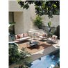 Outdoor Aluminum and Rope Armchairs - Pipe