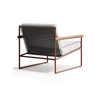 Outdoor Aluminum and Rope Armchairs | Atmosphera