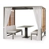 Gazebo di Design con Panche - Alcova Dining