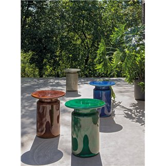 Glazed Ceramic Servant Table - Panarea | Atmosphera