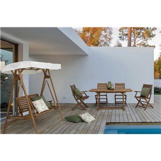 Wooden Outdoor Rocking Chair - Norma