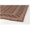 Rectangular Rug brown detail