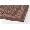 Rectangular Rug brown back