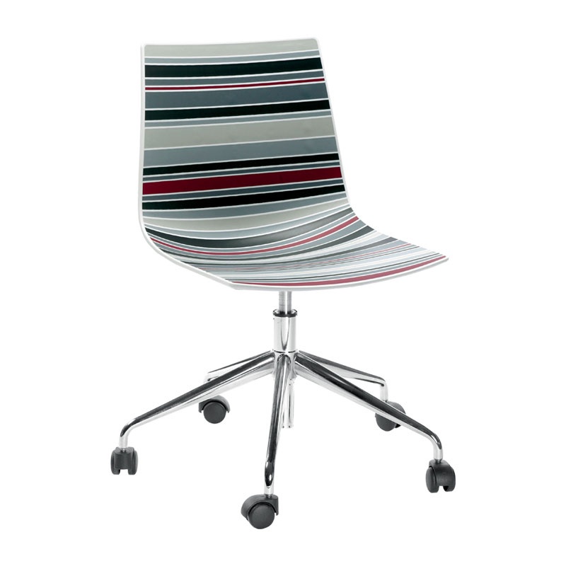 Office swivel chair with wheels - Colorfive | Gaber