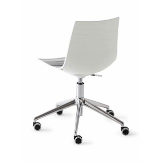 Office swivel chair with wheels - Colorfive | Gaber