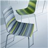 Stackable chair without armrests - Colorfive