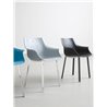 Colorful chair with armrests - More NA