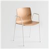 Stackable chair with armrests - Slot Fill TB