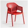 Stackable bar chair with armrests - Minush