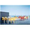 Stackable bar chair with armrests - Minush