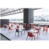 Stackable bar chair with or without armrests - Spyker