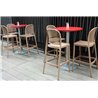 High stool with or without armrests - Panama